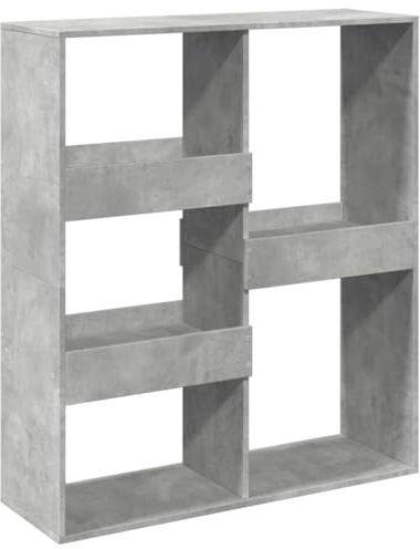 vidaXL Estantería/Divisor de Espacios Gris hormigón 100x33x115 cm