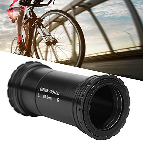 AKLOSIPY Oy BB86 Ted Thread Screw-In Black Tretlager mit 4 Lagern Zubehör für Ride (BB86*30 schwarz 4 Lager)