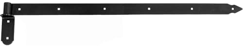 Ladenband Set mit Kloben 1200 x 60 x Ø20 schwarz Ladenbänder Torband Türband Türbänder