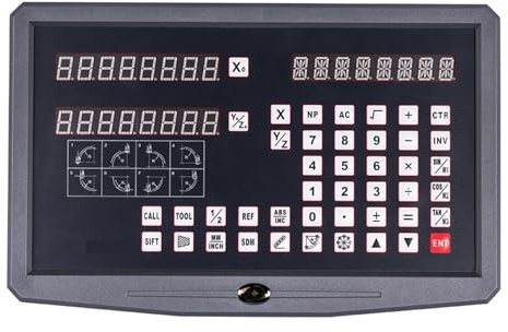 Fresadora de torno de 2 ejes, lectura Digital DRO, pantalla de CA for codificador de e magnética de e lineal para taladradora de torno