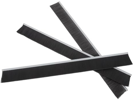 ROMISBABA 3pcs Letter Box Nylon Brush for Cleaning, Weatherproof Mailbox Seal Brush Strip with Metal Frame, 30cm Multipurpose Use for Home and Office Mailbox Protection