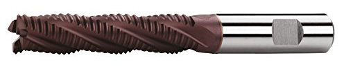 HSS-Co8 PROFI Schaftfräser DIN 844, Typ NR, TIALN-beschichtet, Lang(8,0 mm)