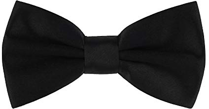 Ladeheid Fliege Kinder Jungen mit einstellbarem Band für Anzug festlich Kinderfliege Mode für Jungs MJ (10cm x 5cm) (10cm x 5cm, Schwarz)