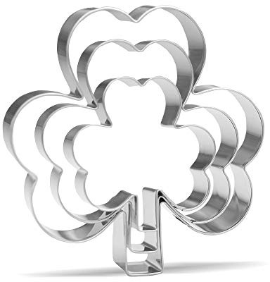 Clover Cookie Cutter – 3 Piece - Stainless Steel