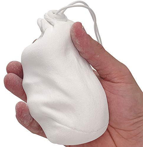 Literal Savage No Mess Climbing Chalk Ball for Lifting, Climbing, Gymnastics & Crossfit – Refillable Chalk Ball with Pure Magnesium Carbonate for Dry Hands & Better Grip – 2.3 oz – White