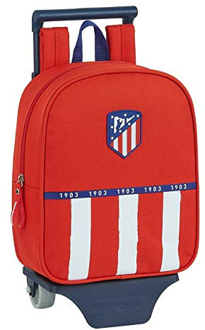 Mochila Safta Guardería con Carro Safta de Atlético de Madrid 1ª Equipación 20/21, 220x100x270mm