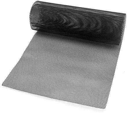Malla de Rejilla de Coche, Auto Parachoques Delantero Parrilla Rejilla de Malla de Aleación de Aluminio del Cuerpo Parrilla Rómbica Universal Alerón de Rejilla para Carreras Tipo Panal de Abeja