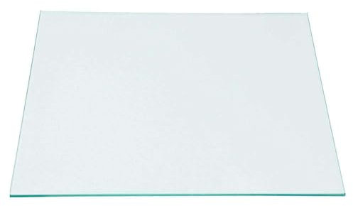 Kühlschrank Einlegeboden - Klarglas 4 mm – Glasplatte, eckige Ecken, alle Maße lieferbar (89,96 EUR/qm) - 443 mm x 267 mm