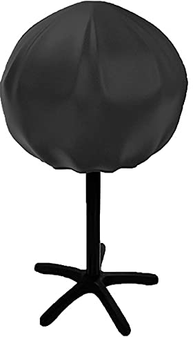 Grillabdeckung für George Foreman Elektrogrill, kleine runde Grillabdeckung für Innen- und Außenbereich, wasserdichte Grillabdeckungen, wetterfest, 19,69 x 17,72H, Schwarz