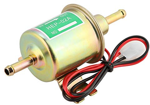 Kraftstoffpumpe Hep 02A 12 V Niederdruck Elektropumpe Für Benzin Gas und inkl Montagesatz Kompatibel mit Gängigen Kleinmotoren