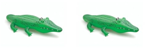 Intex 58546 Inflatable Crocodile - 168x86 cm (Paquete de 2)