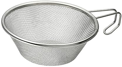 LIFKOME 3piezas Colador De Acero Inoxidable Cocina Filtro De Malla Fina Para Colar Pasta Té y Verduras Utensilio Práctico Para Hogar y Restaurantes Plateado