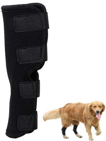 Tuxxjzm Hunde-Ellenbogen-Bandage - Elastische Hunde-Ellenbogenschoner Verstellbar - Hunde-Ellenbogenmanschette, Bequeme Hundearmmanschette, Schutz- und Hunde-Bandage, Hunde-Erholungsmanschette für
