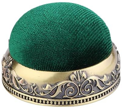 Nadelkissen Zum Nähen - Vintage Nadelkissen | Anti-Drop-Retro-Nadelkissen Mit Metallbasis | Halbkugelförmiges Vintage-Nähnadelkissen Im Court-Stil | Nähnadeln Und Kissenset Für Fortgeschrittene