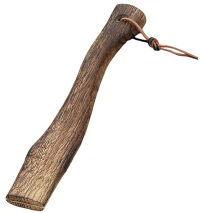 FACAIIO Poignée de hache en bois massif de rechange pour outils de jardin, design ergonomique pour une prise en main confortable et précise, modèle A 26 x 3,5 x 1,5 cm