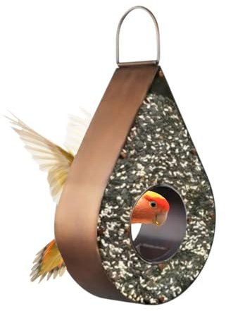 para Pajaros De Exterior | Contenedor de Comida Automático de Jardín como Elemento Decorativo,Alimentador De Aves para Balcon Terraza | para Atraer Fauna Silvestre A Jardín Balcón Terraza