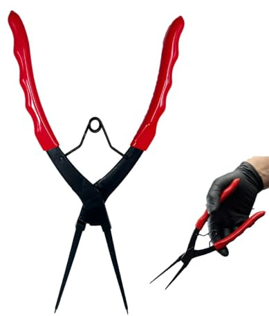 Pince Long Bec Pour Circlips – Accès Facile Dans Les Espaces Étroits – Poignée Confortable – Outil Précis Pour Zones Confinées