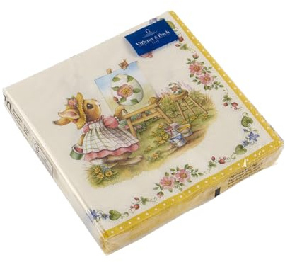Spring Fantasy Serviette Hasen 33 x 33 cm