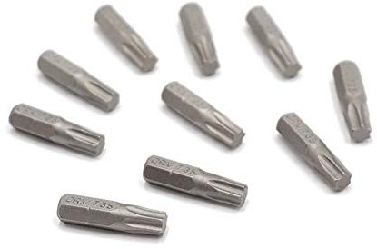 Bits de tournevis 10pcs 25mm 1/4 Torx tournevis T35 Bit Set Outils de réparation ScrewdriversKit Hex Shank Mèche Outils d'alimentation secteur