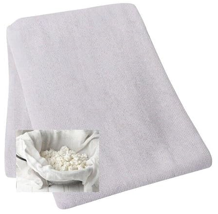 Cheese Cloths for Straining,Reusable and Washable,Muslin Cloths for Cooking, Precut,100% Cotton Unbleached Pure for Straining Butter,Nut Milk Pack of (1, 180cm x 90cm)