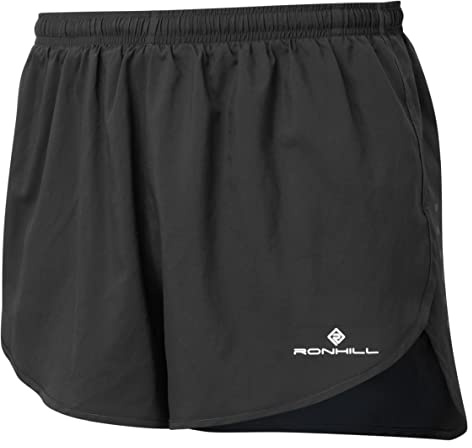 Ronhill, herr Core Racer shorts, löpning, svart//höger vit, M