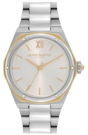Olivia Burton Hexa Qtz - Reloj para Mujer con Esfera básica