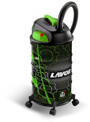 Briconess.com Aspiratutto solidi e liquidi professionale 1200 watt con fusto in acciaio e motore silenzioso Rudy 30S Lavor