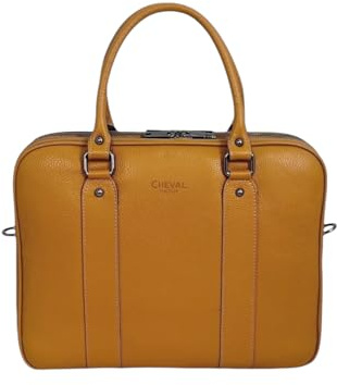 Cheval Firenze Business Aktentasche Genf Echtleder Made in Italy, Leder