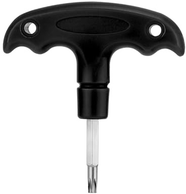 XIHIRCD Golf Driver Werkzeug, Verstellbares Golfwerkzeug mit Kunststoffgriff Ggolf Driver Drehmomentschlüssel aus Metall Tragbares Driver Schlüssel Golf für Golfschläger-Driver (Schwarz)