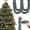 Guirnalda Abeto Navidad, 5pcs 2m Guirnalda de Oropel de Navidad, Brillante Guirnalda Oropel, Guirnalda Espumillón de Navidad, Oropel de Navidad Decoración Colgante, Oropeles de Navidad Espumillón