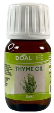 DOALLIFE Thymianöl 20 ml - 100% Rein und Vegan – Reines ätherisches Thymianöl – Hochwertiges Essential Oil