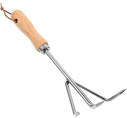 DECOMELODY Râteau De Jardinage pour Plantation Outil De Jardin Râteau Souple pour Déplacer Facile à Utiliser Espaces Restreints