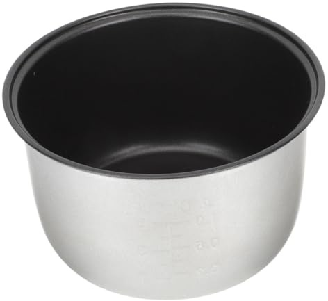 Gatuida Cuve Intérieure de Cuiseur à Riz 3l en Alliage D'aluminium Argenté | Doublure de Remplacement, Transfert Thermique Pratique, Accessoire de Rechange pour Appareil Domestique