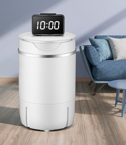 Combinazione Lavabiancheria e Asciugatrice Compatta 2 In 1 - Portatile Semi-automatica per Soluzione di Lavanderia Salvaspazio in Dormitori e Appartamenti