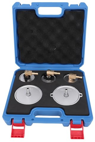 Luocute Hauptzylinderadapter -Kit, Bremsflüssigkeitsentlüftungsadapter -Adapter -Set mit Universeller Adapterkette und Speicherfall für die Meisten Fahrzeuge Bremsflüssigkeit Blutung