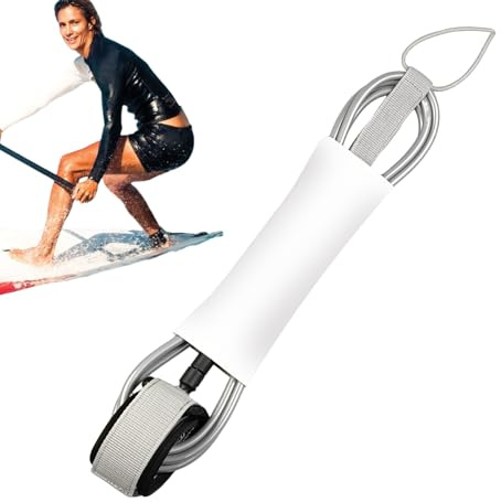 Surf-Leine, rutschfestes, leichtes Shortboard-Seil – Beinseilgurt für Shortboard, für Männer, Frauen, Mädchen, Jugendliche, Teenager, Stehpaddeln, Wettbewerbe, Outdoor-Abenteuer, Wassersport