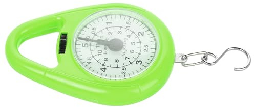 DOITOOL Federwaage Kleiner Hängewaage 5 kg mit Haken für Koffer und Camping Tragbare Mechanische Waage