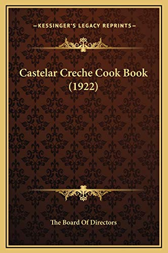 Castelar Creche Cook Book (1922)