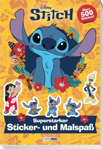 Disney Stitch: Superstarker Sticker- und Malspaß: Sticker- und Malblock