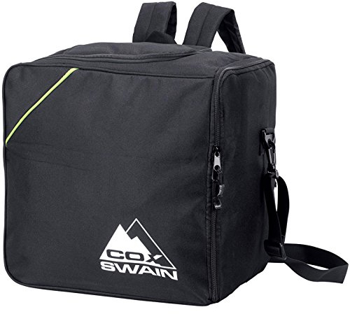 Cox Swain Skischuh & Snowboard Boot Bag -NANGA- geeignet für Skates, Schlittschuhe, Helm, Skibrille, Colour: Black, Size: One Size