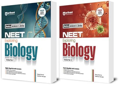Arihant NEET Objective Biology Volume 1 and 2 by DC Pandey (Set of 2) | Medico Achiever’s Series | Modular Theory, Exercises & PYQs | Latest 2025 Edition for NEET UG Preparation