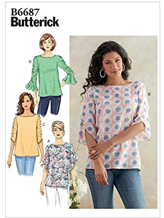 Butterick B6687Z Schnittmuster, Papier, mehrfarbig, Z (LRG-XLG)