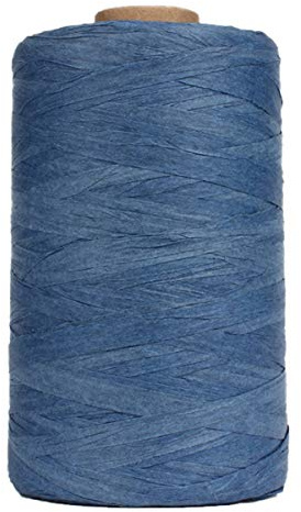 Bobina di filo di raffia da 289 m, per uncinetto, colore uva, nastro n rafia per maglieria a mano, cappelli estivi, borse a maglia, uncinetto fai da te, artigianato