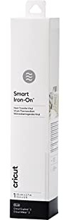 Cricut Smart Iron-On Heat-Transfer Vinyl | 1 Sheet | 33cm x 2.7m | White, (9ft), 2008696