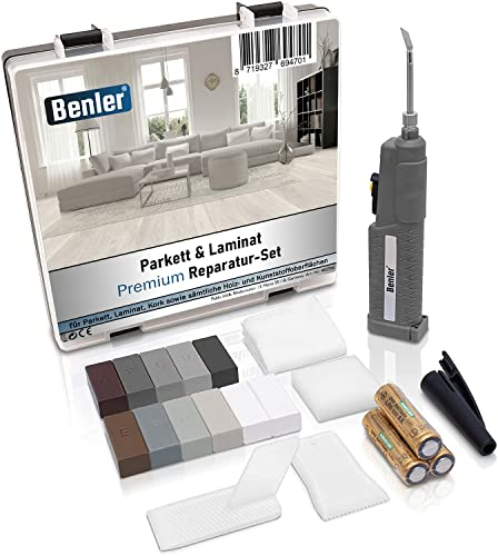 Kit di riparazione professionale per laminato grigio e vinile, kit di riparazione di legno e cera dura
