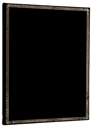 Black Edition Ultra Lined Hardcover Journal (Elastic Band Closure)