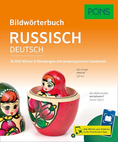 PONS Bildwörterbuch Russisch: 16.000 Worter & Wendungen mit landestypischem Sonderteil und Scan2Learn-App