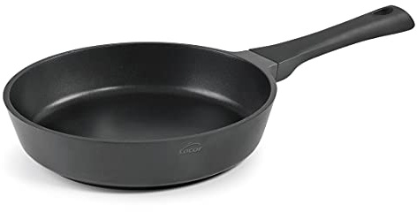LACOR 27824 Sartén Titanium Pro, Sartén Antiadherente, Difusor Full Induction, Base de Titanio, Mango Soft, Ecológica y Libre de PFOA, Aluminio, Negro, Ø 24 cm