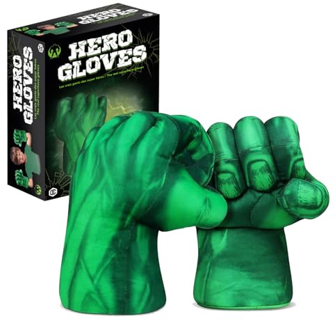Hulk Riesen-Boxhandschuhe | Superheld | Kinderspielzeug | Schaumstoff-Faust mit Riemen | Ungewöhnliches Geschenk | Cosplay | Spiele | Halloween | Verkleidung | Kostüm | 100% Spaß | OriginalCup®