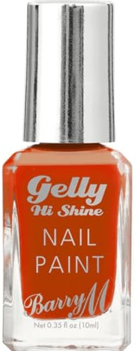Barry M Cosmetics Gelly Hi Shine Gel Nail Paint, Shade Orange, Spicy Mango